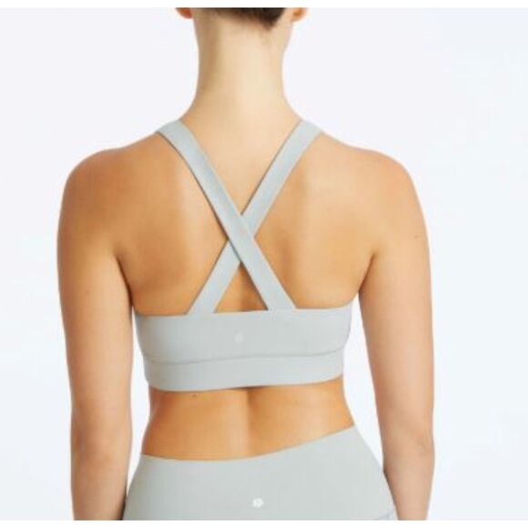 Yogaworks Womens Med Crossback Performance Sports Bra Black Removable Cups NWT - Picture 3 of 5